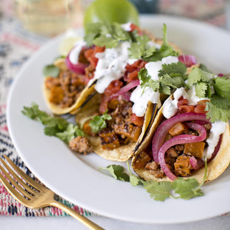 Picture of Chorizo & Sweet Potato Tacos 